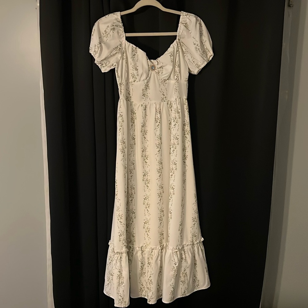 Shein white dress